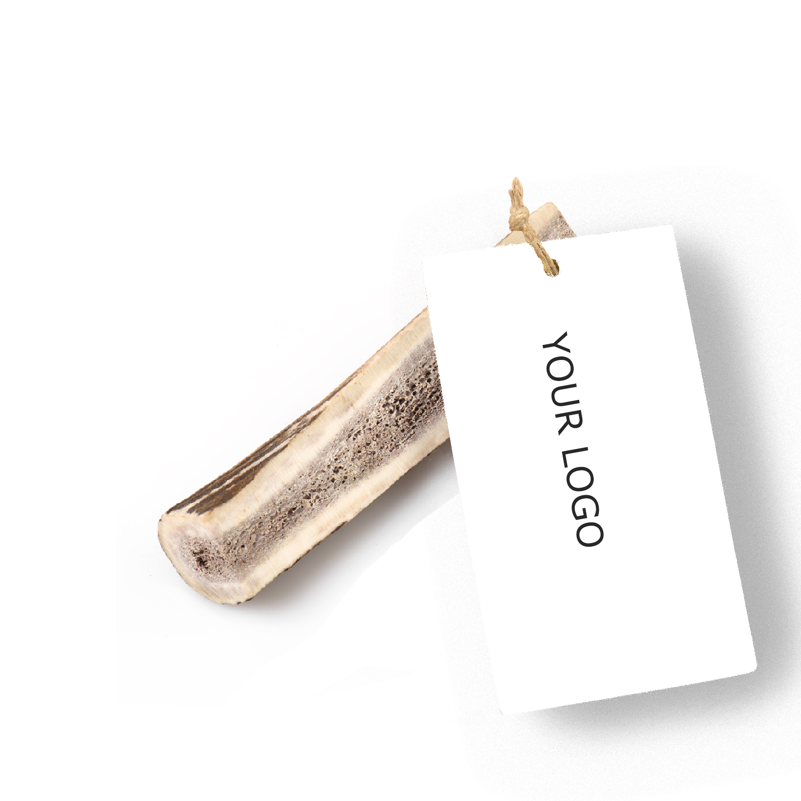 Private Label Superior Quality Natural Deer Antler Dog Chew - Split Size XS Sustainable Odorless Pet Chew Toys Customization