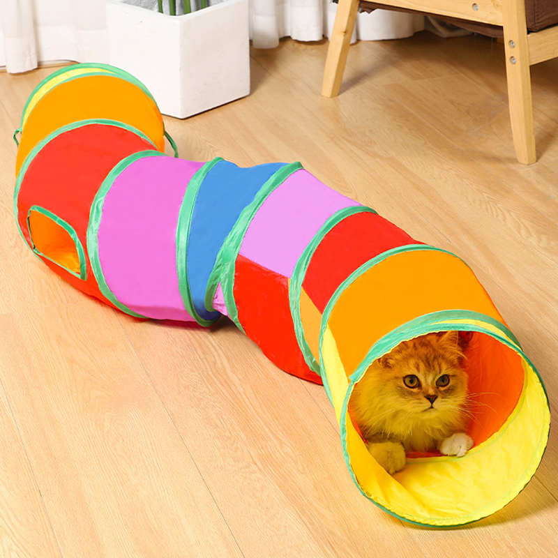 New Fashion Design Multi-function Foldable Entertainment and Leisure Pet Tunnel Toys