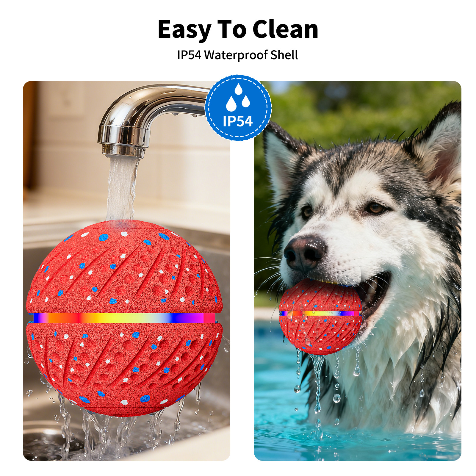 OEM ODM Factory 2026 Smart Dog Ball Remote Control Interactive Pet Toy Three Mode Jump Rolling Ball