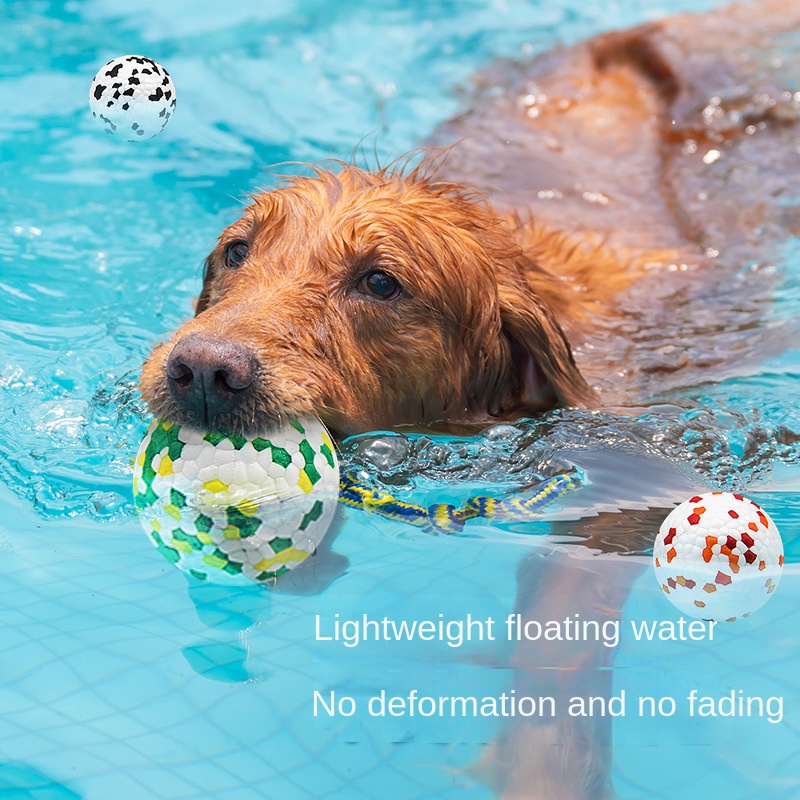 6.0CM Popcorn-Shaped ETPU Dog Toy Ball-Super Light Bite Resistant Floating Water Throwing Toy