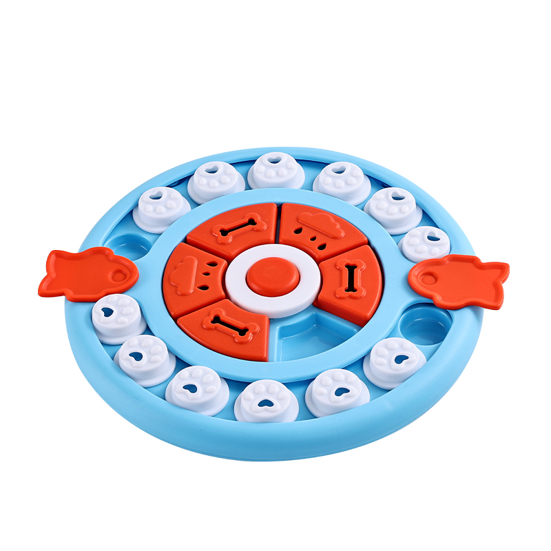 Interactive Small Pet Toys Mentally Stimulating IQ Training Brain Stimulation Treat Dispensing Dog Enrichment Puzzle Toy Cats