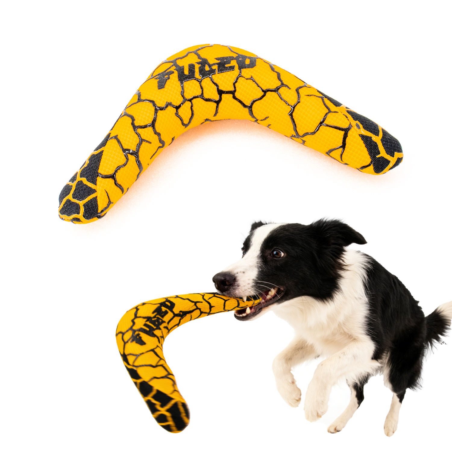 High Quality Durable TPR Dog Boomerang Chew Toy Water-Resistant Floating Classic/Modern Design for Medium/Large Dogs