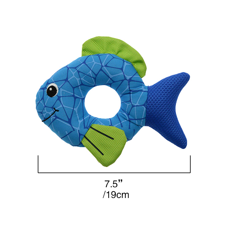 Famipet Manufacturer Custom New Cute Ocean Animals Design Soft Stuffed Pet Squeak Toy Plush Dog Squeaky Toy