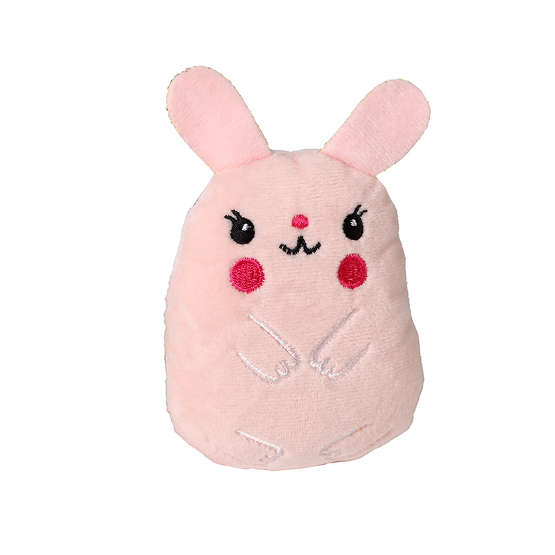 A Touch of Green Cartoon Pet Plush Toy Crinkle Paper Sounds Durable Polyester Material for Cats Dogs-Interactive Scratch Bite