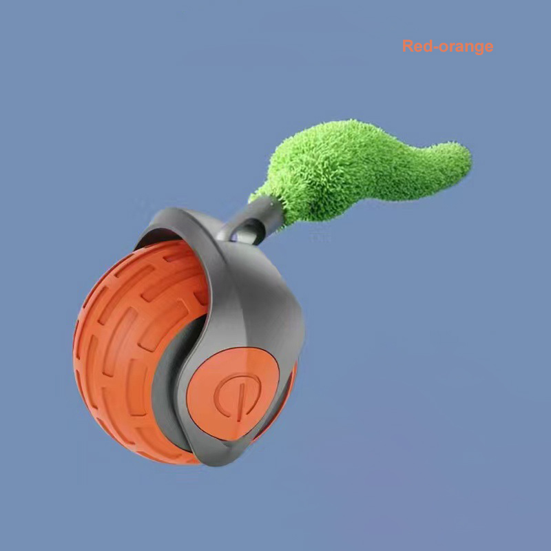 Cat Toys Ball Automatic Fast Rolling Chirping Motion Pet Interactive Movement Toy Activate Smart Cat Playing Toys for Pets