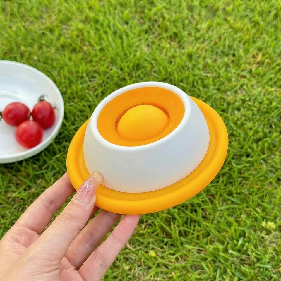 Elevated Plastic Pet Lick Toy Rounded Design-Interactive Slow Feeder Food Dispenser for Dogs Cats Boredom Relief Pet Enrichment