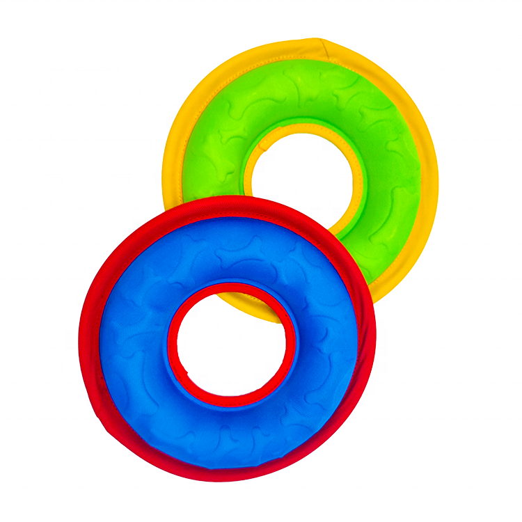 Wholesale Custom Pet Dog Flying Disc Fun Toy Lightweight Outdoor Dog Training Toy for Interactive Fetch Catch Play Dog Disc Toy