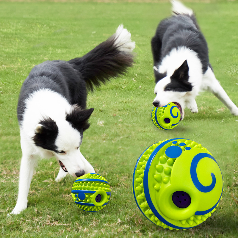 Wholesale Bite-Resistant Dog Training Ball, Squeaky Teeth-Cleaning Interactive Toy For Pet Mental Stimulation &amp; Active Play