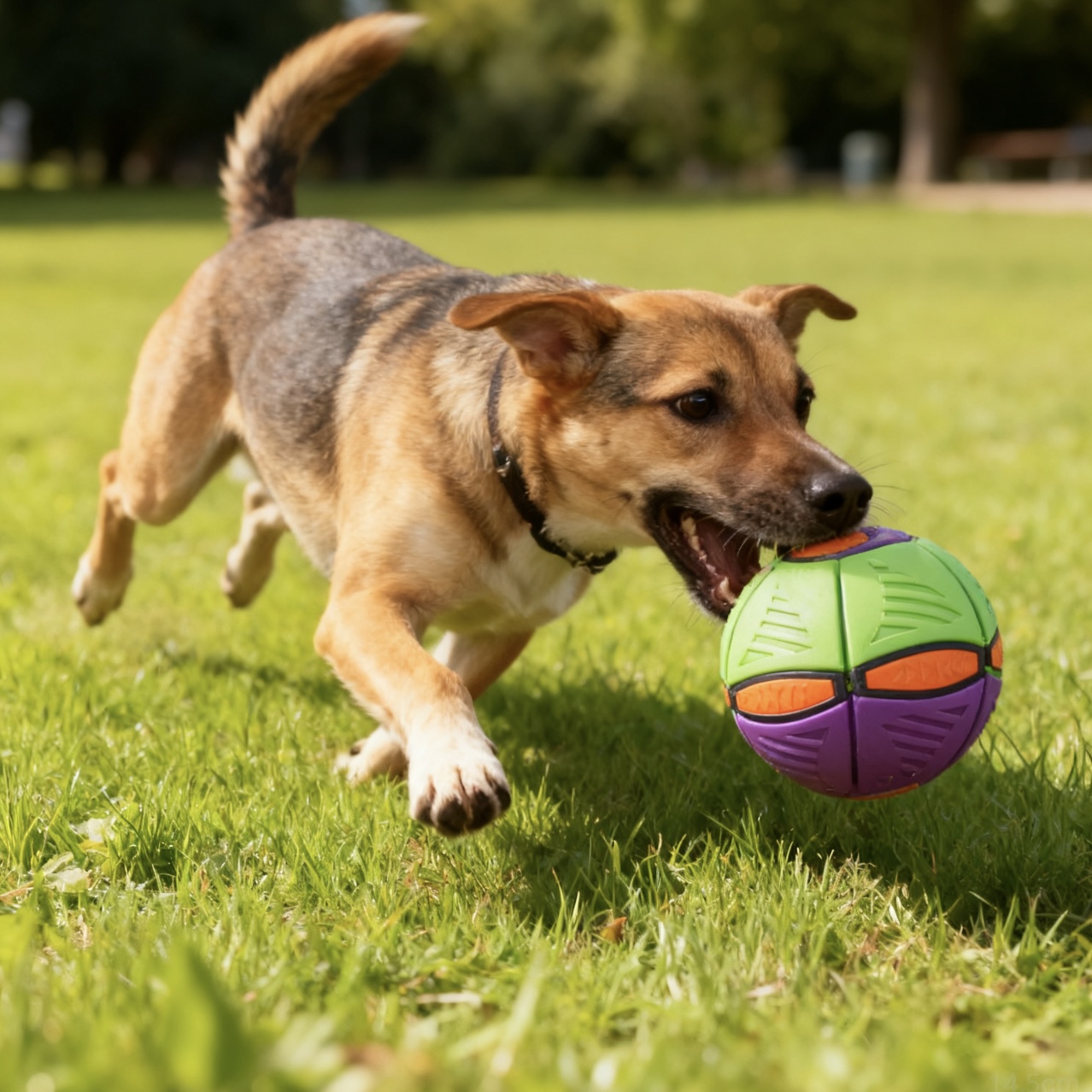Magic Deformation Chew-Resistant Eco-Friendly Cartoon Luxury Flying Saucer Dog Toy for Outdoor Fetch Play &amp; Pet Exercise