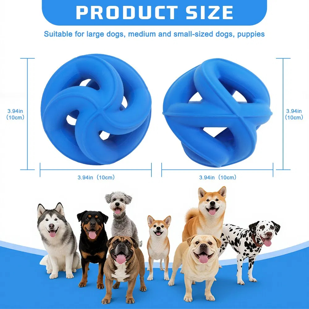 New Tough Food Grade Natural Rubber Dog Chew Toy Slow Feeding Indestructible Pet Toy