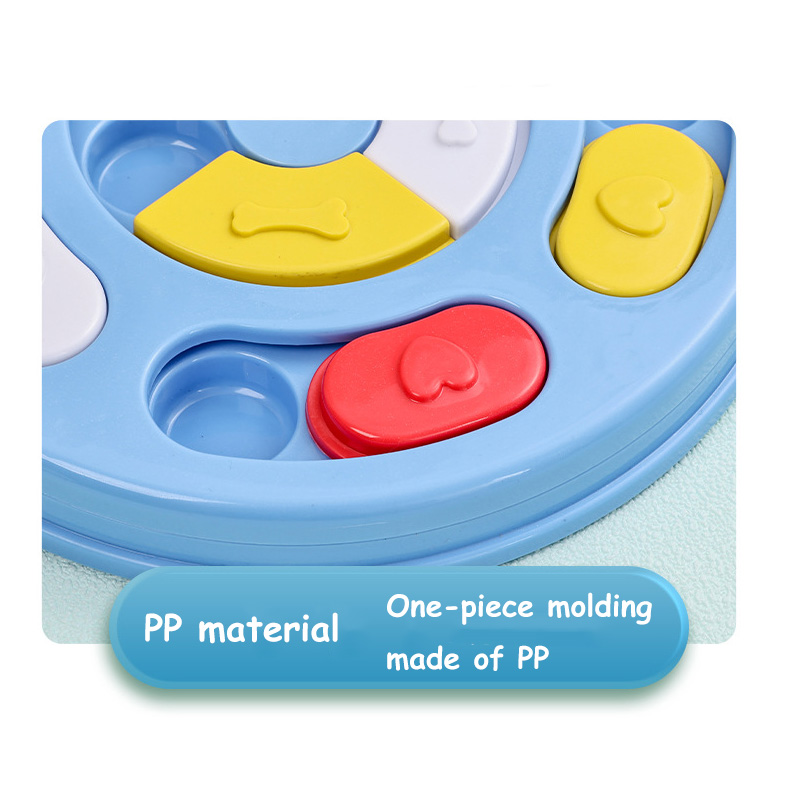 Interactive Small Pet Toys Mentally Stimulating IQ Training Brain Stimulation Treat Dispensing Dog Enrichment Puzzle Toy Cats