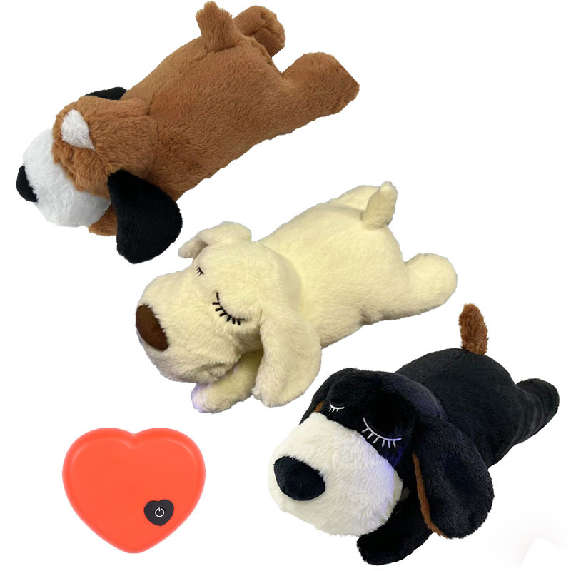 Pet Supplies Puppy Behavioral Aid Toy Heartbeat Pet Dog Anxiety Accompanies Sleep Toy Heat Beat