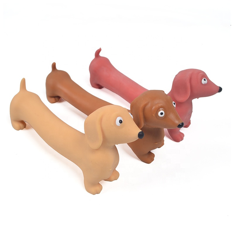 Elastic Dachshund Toy Stretchable Design Sand Filled Sensory Fidget for Pet Anxiety Relief Stress Reduction Gift
