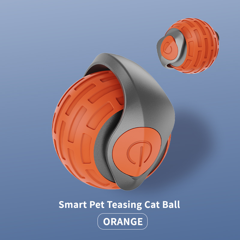 New USB Charge Pet Interactive Electronic Smart Ball Toys Automatic Moving Pet Teasing Smart Rolling Ball Cat Toys For Kitty