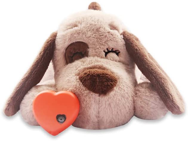 Beverly Shark Heartbeat Puppy Toy Dog Anxiety Relief and Calming Aid Dog Heartbeat Stuffed Toy Behavioral Training Aid Toy for D