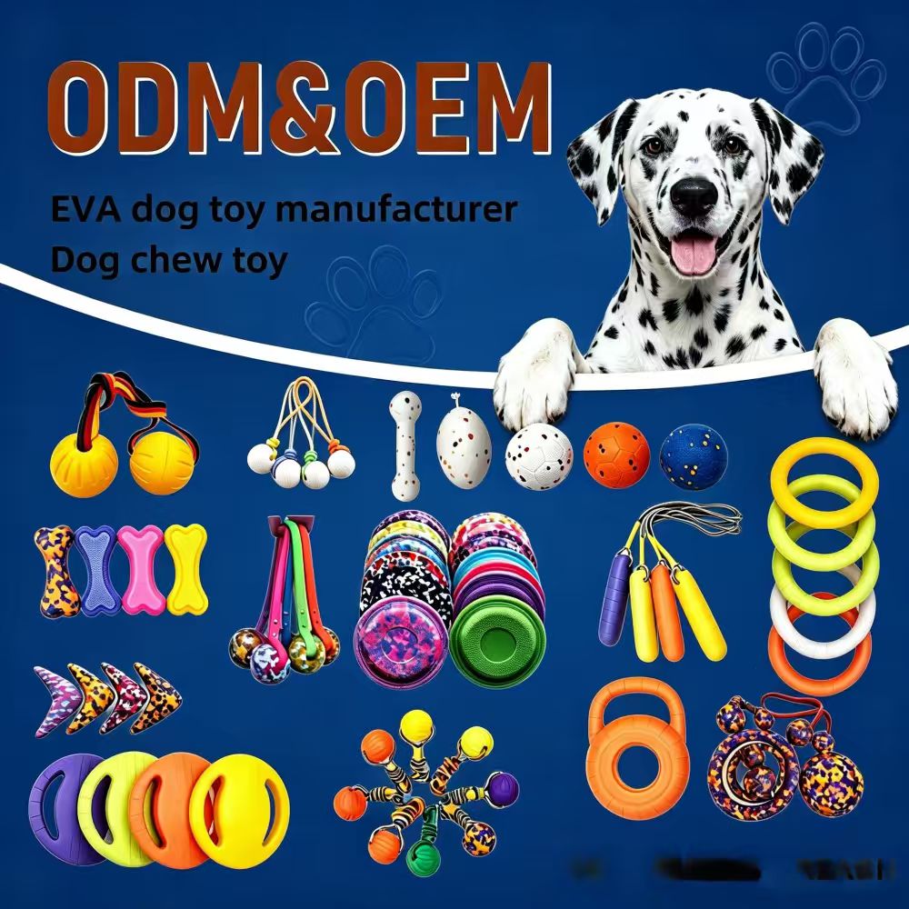 Lightweight Portable EVA Dog Fetch Toy Pack Interactive Dog Chew Toy Pet Chew Toys For Travel Fetch Game Outdoor