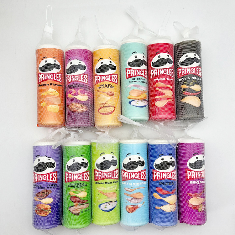 Delicious Food Potato Chips PU Squishy Soft Toys Colorful Stress Balls Squeeze Toys Slow Rebound Stress Relief Toy