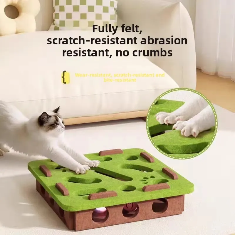 Cat Toys Interactive Toy Ball Maze Puzzle Game Box 3