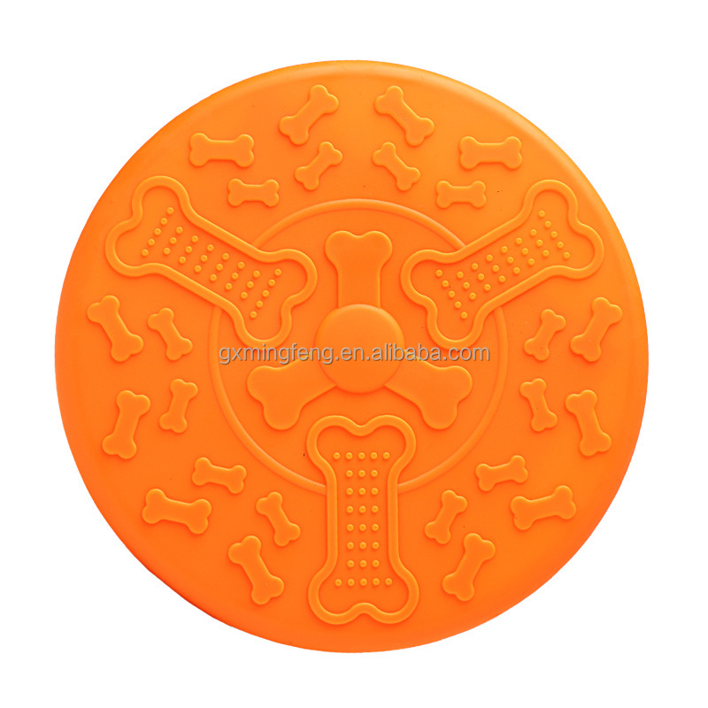 Rubber dog flying disc colors