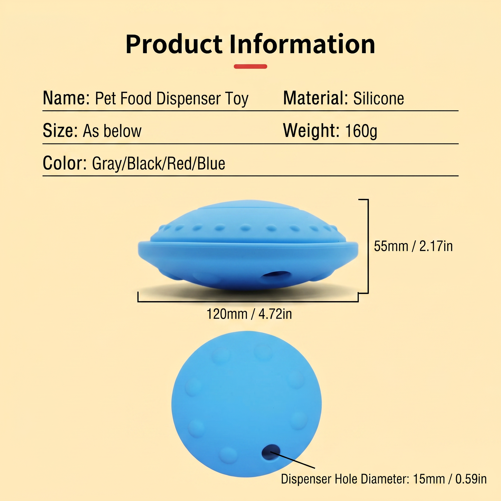 Silicone Dog Treat Dispensing Toy IQ Training Puzzle Food Leak Toy For Boredom Relief Slow Feeder Pet Toy