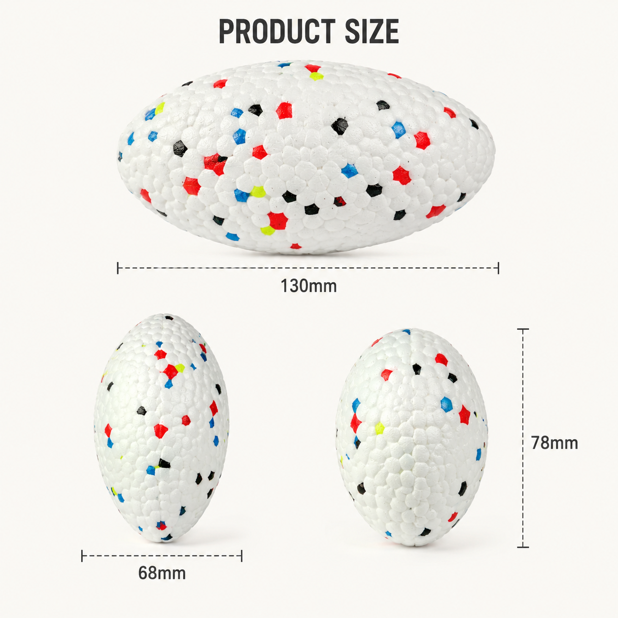 ETPU Dog Chew Toy In Ball Shape, Custom Logo OEM Private Label, Ready Stock Wholesale Interactive Pet Chew Toy for Outdoor Fetch