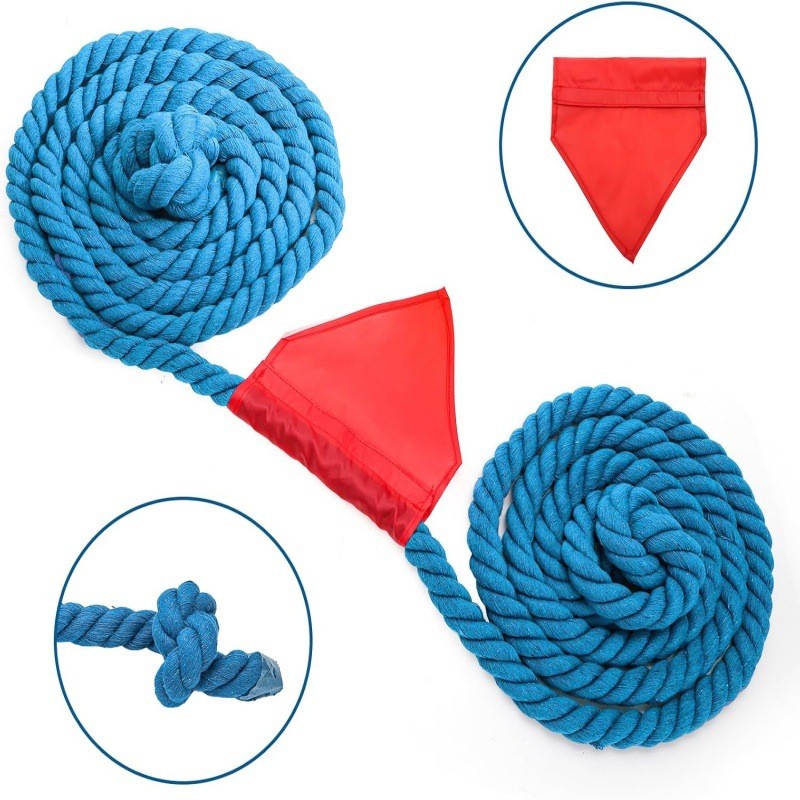 Tug of War Rope Set Outdoor Backyard Party Game for Family Kindergarten Parent Child Gathering Field Activity Supplies