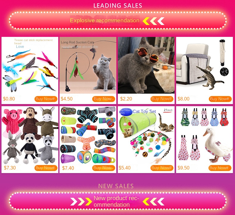 Wholesale Pet Supplies Multi Combination Interactive Toys cat Accessories Pet cat Toys