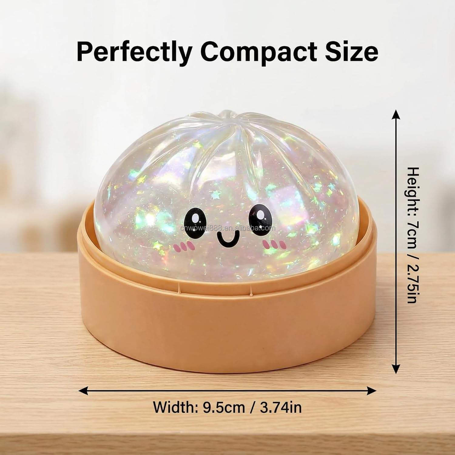 Glitter Ribbon Dumpling Squeeze Toy Main Image