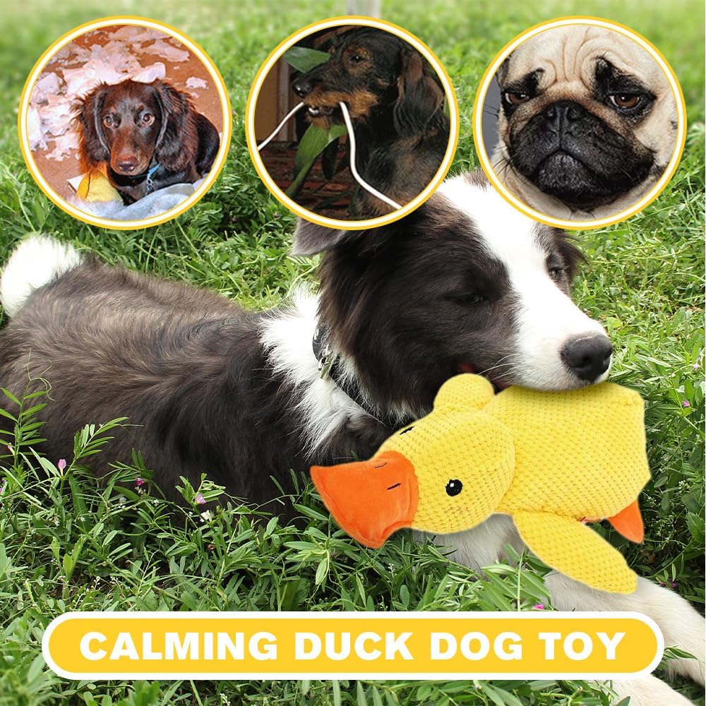 2026 New Calming Toy Duck Dog Toys Durable Stuffed Puppy Indestructible Toy Aggressive Chewers for Large Small Dogs