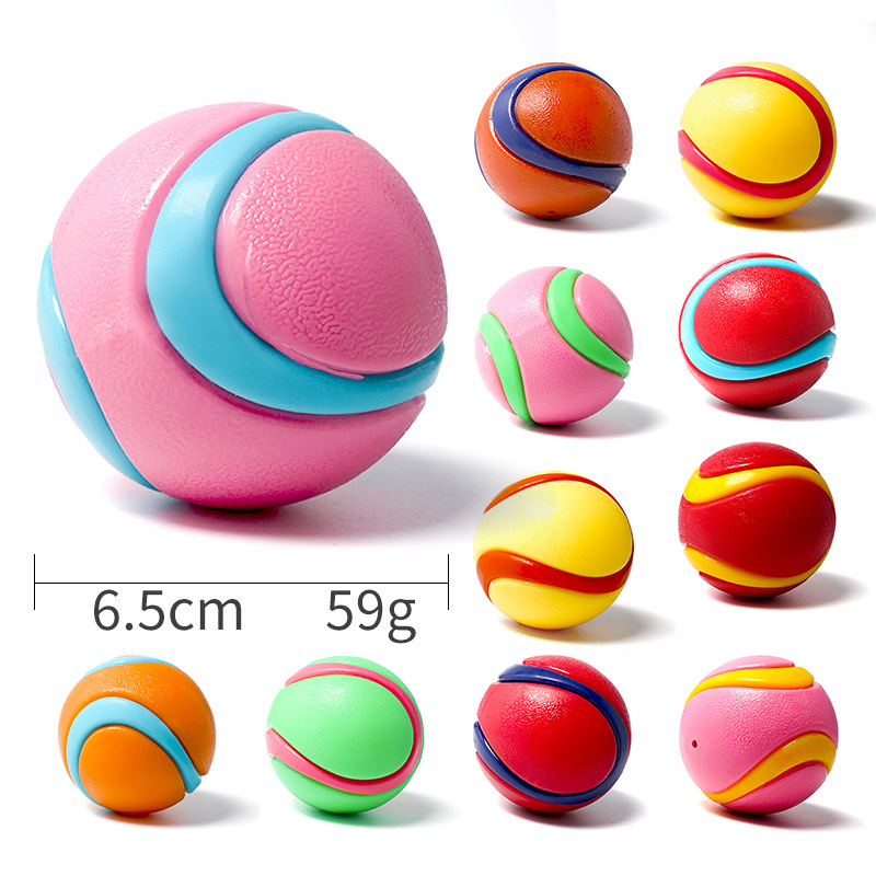 Durable TPR Dog Toy Ball Chew Proof &amp; Squeaky Light Glow Dark Interactive Training Fetch Stylish Night Playing Fetch Toy