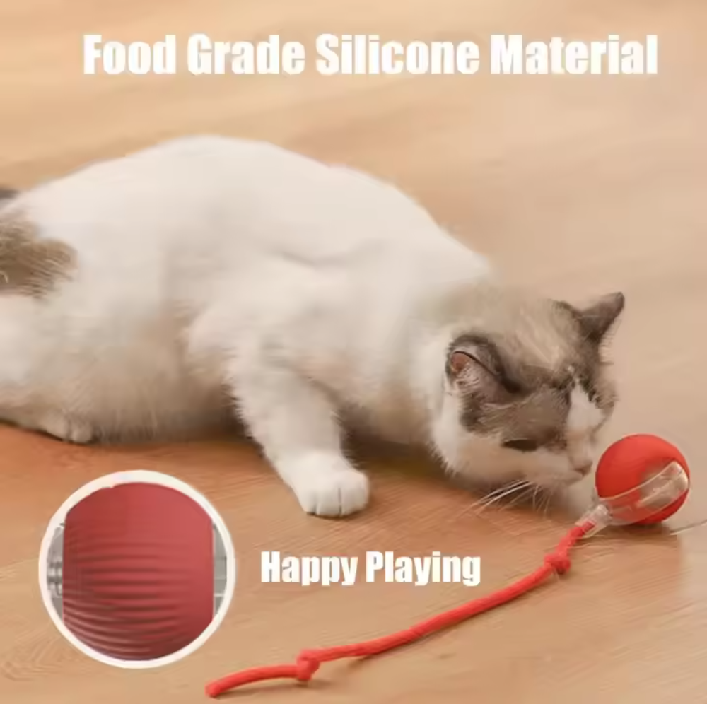 Factory Smart Pet Toy 360&deg; Smart Automatic Interactive Dog Smart Ball Toy Interactive Cat Toys Rolling Ball With USB Charger