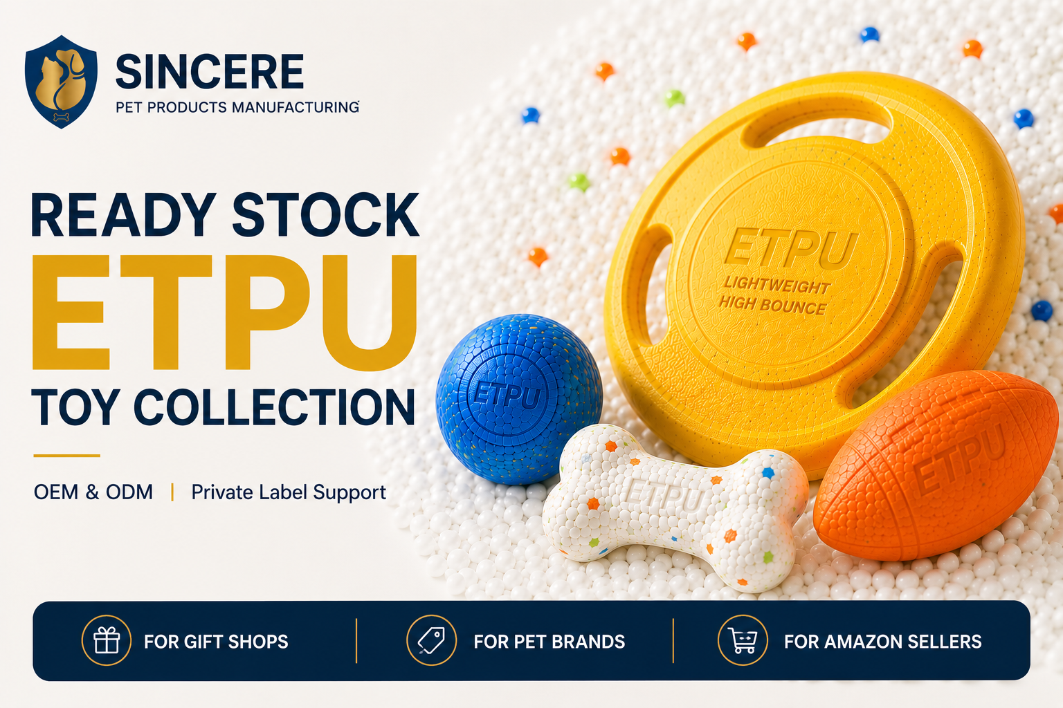 ETPU Dog Chew Toy Ball