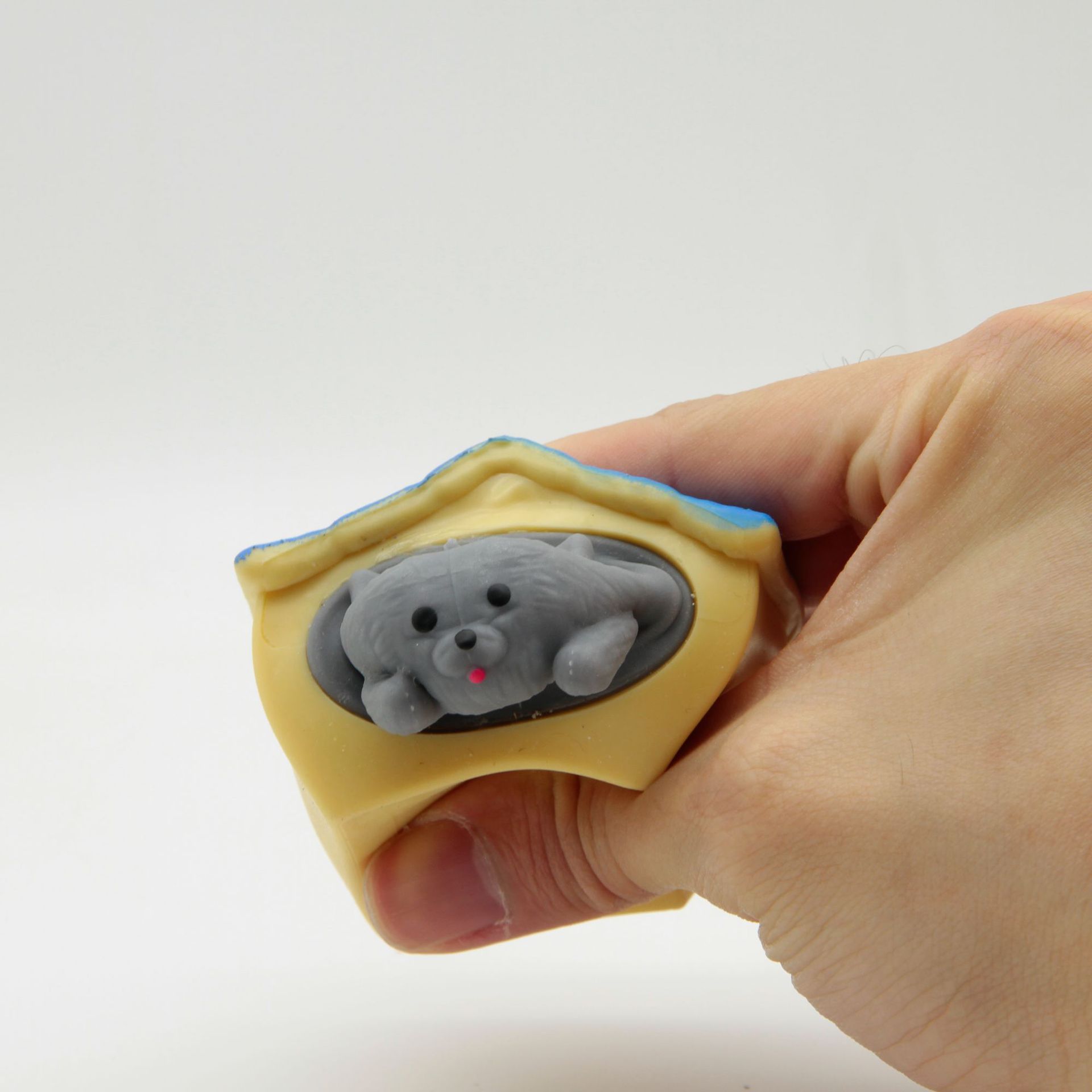 Sensory Fidget Toys Decompression Dog Home Cup Squishes Squeeze Dog Home Toy for Stress Relief