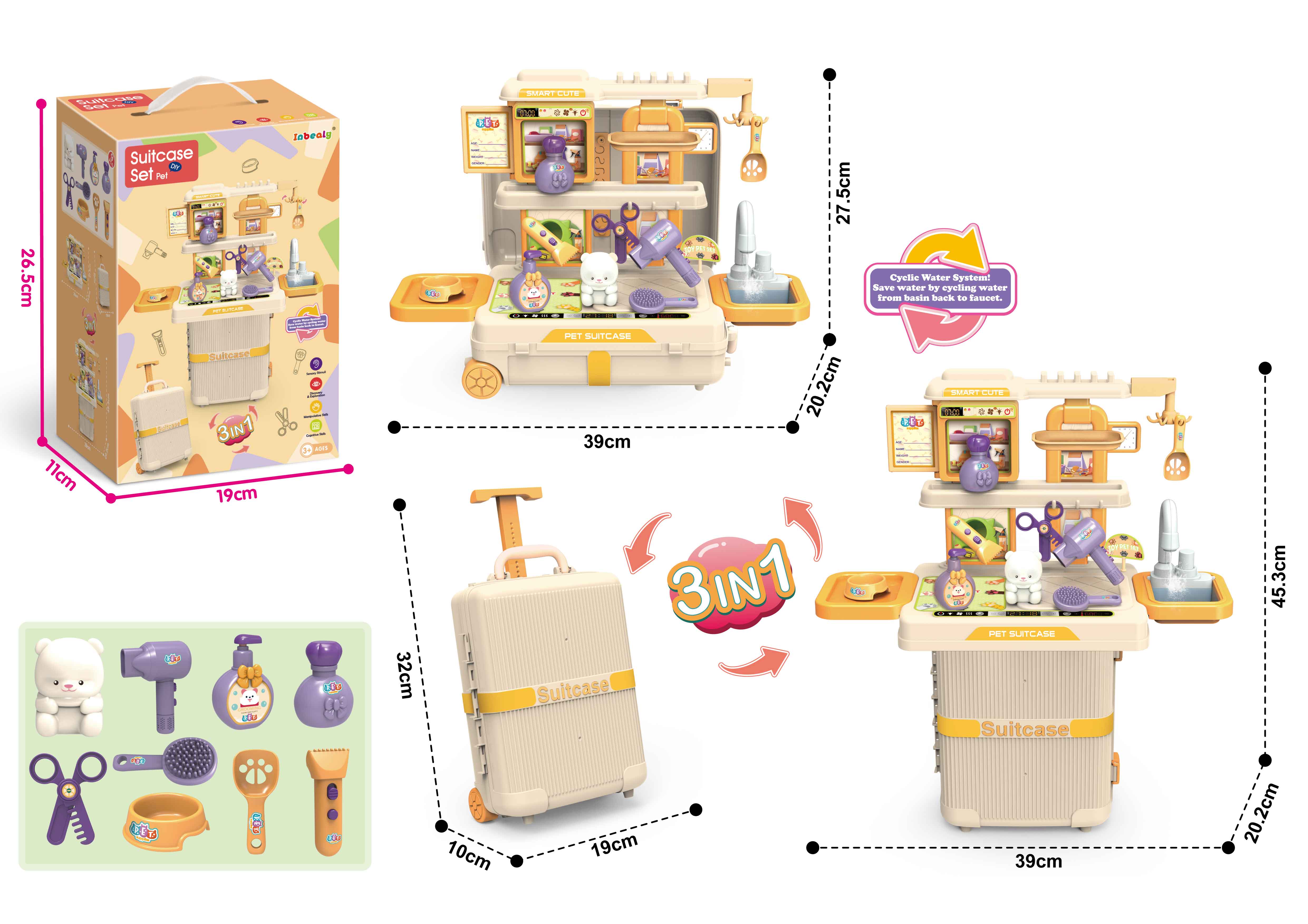 Pet Grooming Playset