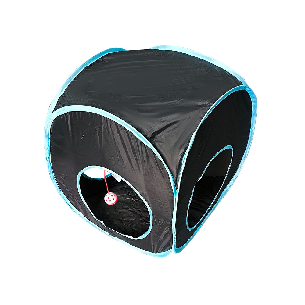 New Design Interactive Collapsible Fun Toys Multiple Play Cat Tunnel