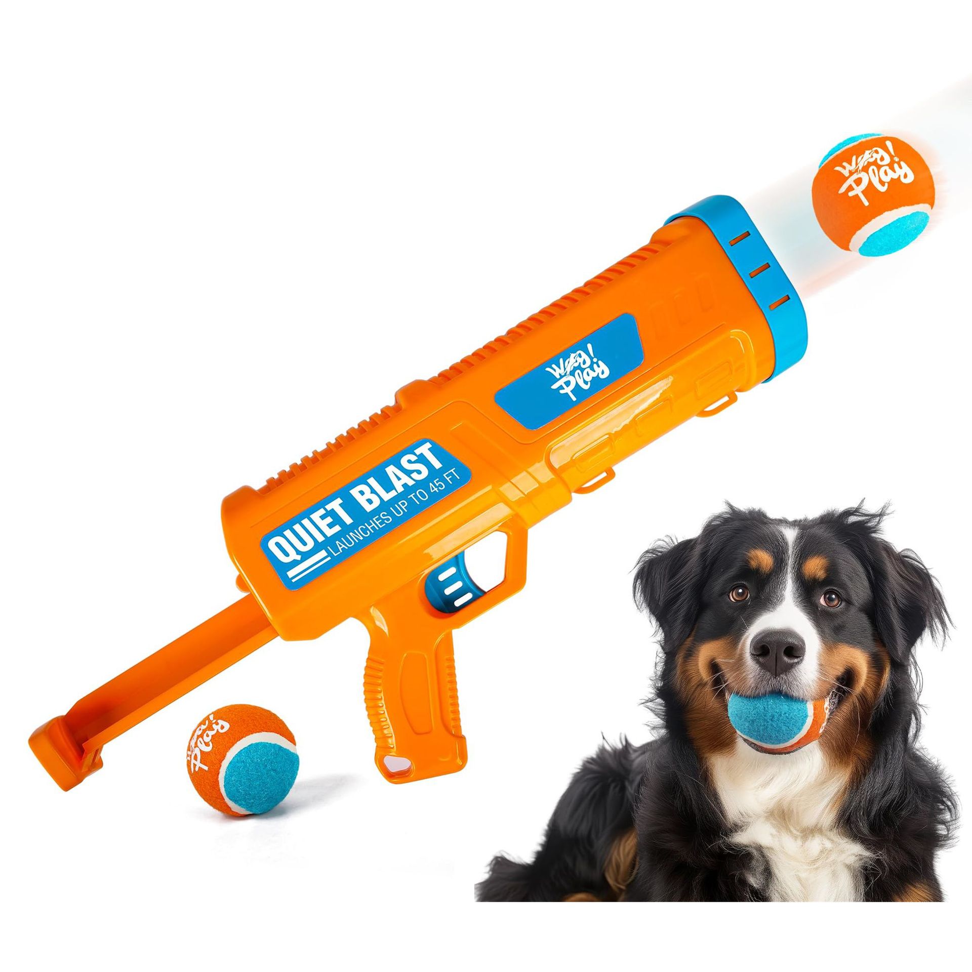 Dog Ball Launcher Pet Outdoor Sports Fetch Training Dog ABS Tennis Ball Long Distance 15m Handheld Launcher Pet Accessories