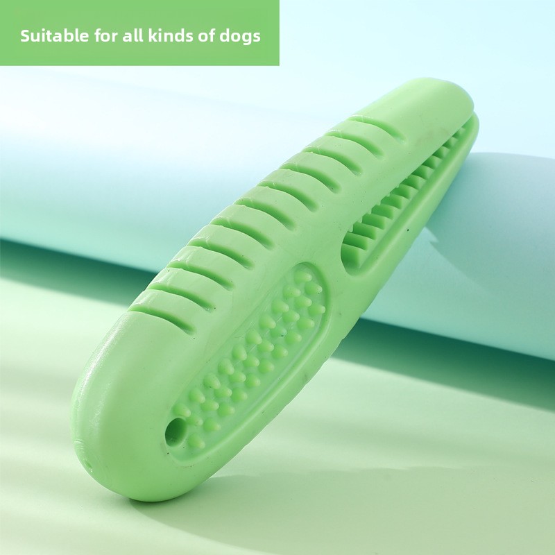 Dog Food Dispensing Ball Chew Toy-Bite-Resistant Teeth-Cleaning Boredom Relief TPR Material