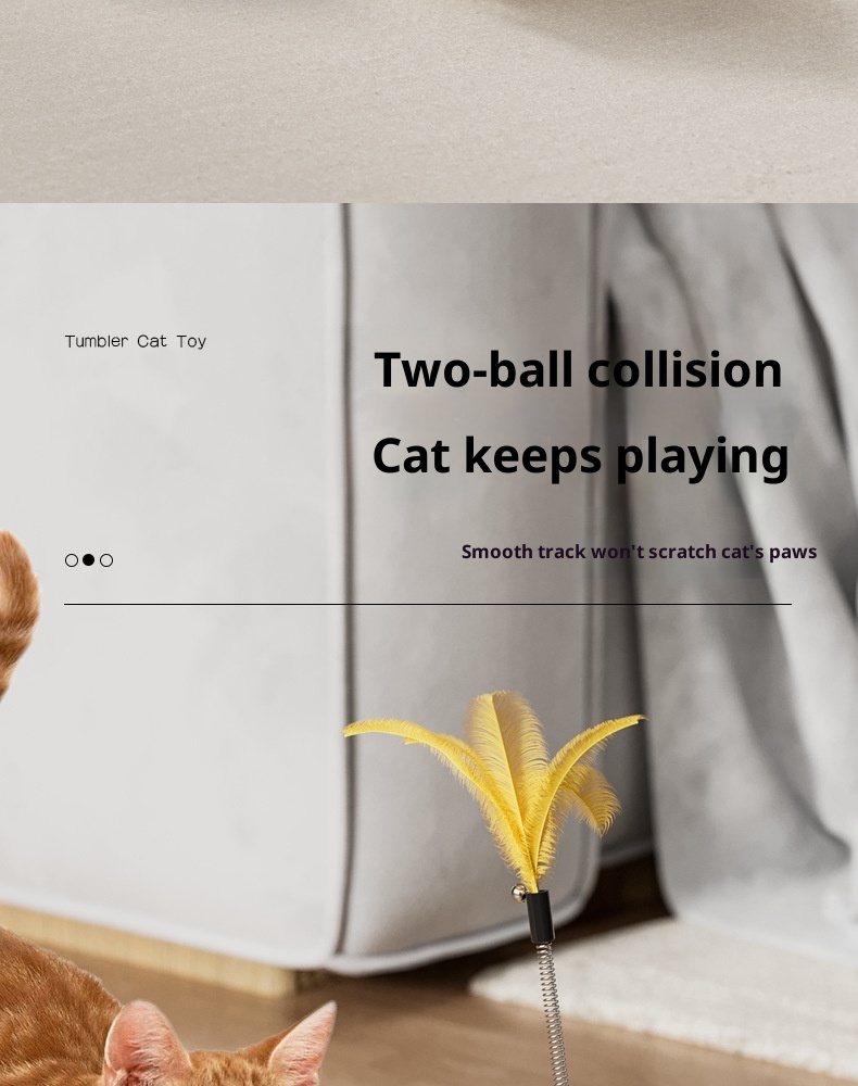 Eco-friendly Pet Toys Cat Multi-play Pet Toy Cat Toy Leaking Food Tumbler Turntable Cat Amusing Artifact Self-Entertainment