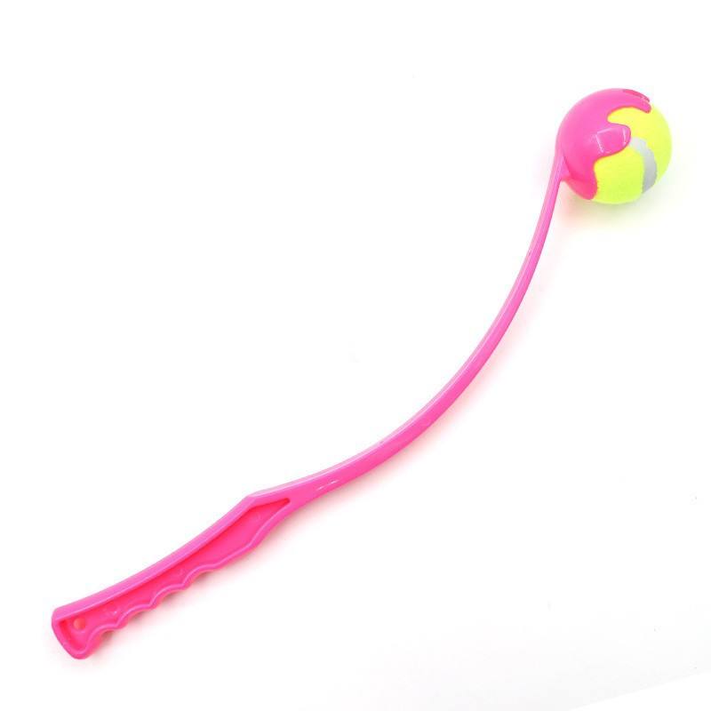 Petop Factory Wholesale Ergonomic Launcher Dog Fetch Stick Toy for Tennis Balls Outdoor Interactive Play Long Distance Throwing