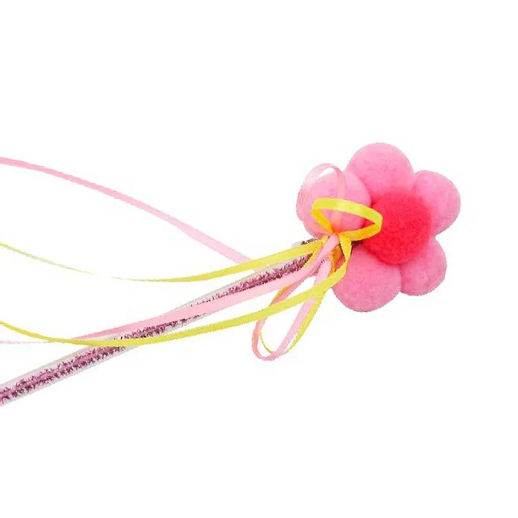 Interactive Teaser Wand Toys Cat Catcher Training Stick with Long Tassel
