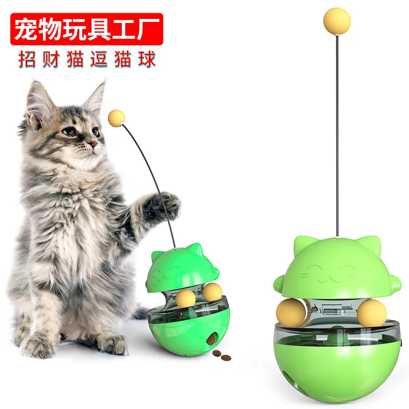 Pet Supplies Manufacturers Wholesale New Best-Selling Cat Teaser Wands Cat Toys Tumblers and Treat-Dispensing Balls