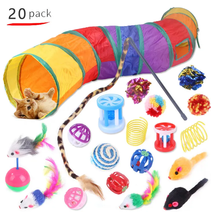 Kitten Pet Toy Tunnel Set 1