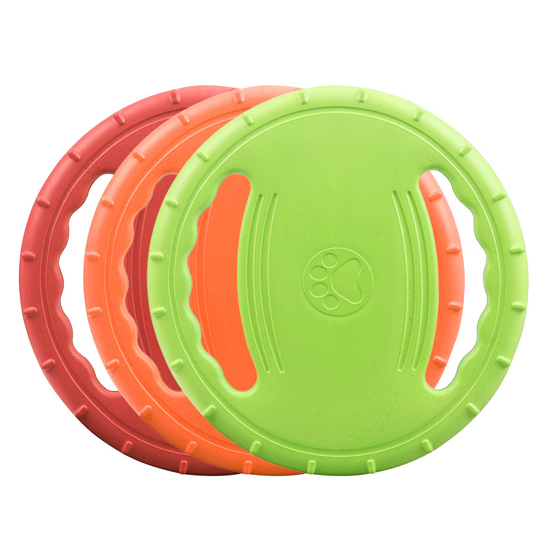 Durable Dog Toy for Outdoor Playtime - EVA Flying Disc Dog Toy for Fetch Safer Disc for Healthy Activity for Medium/Large Dogs