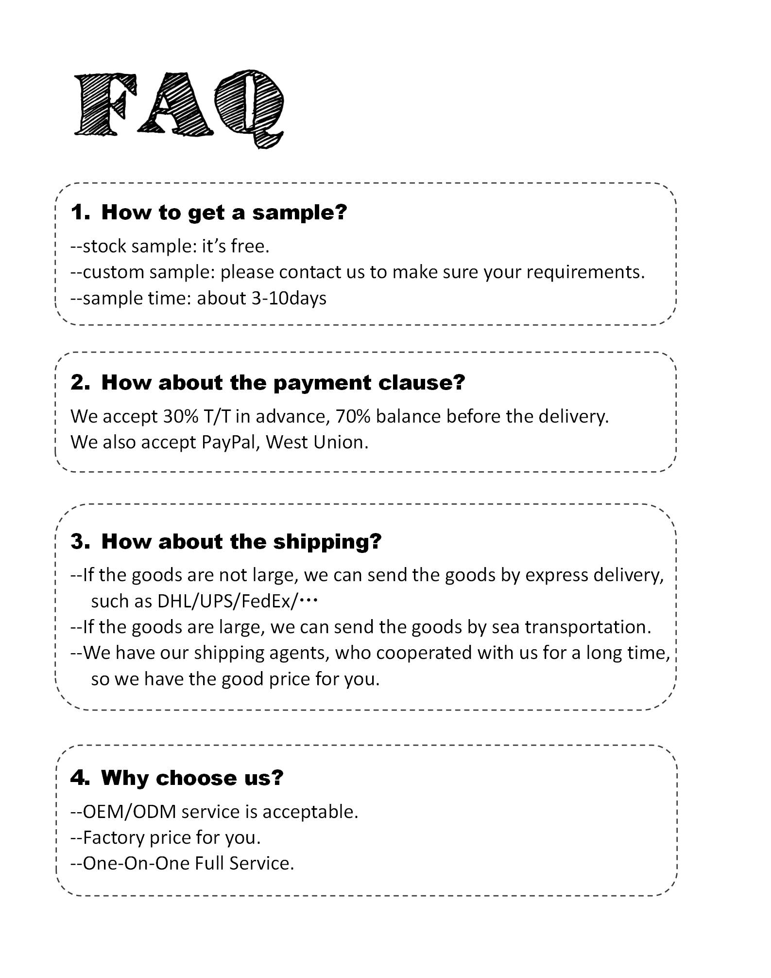 FAQ Infographic
