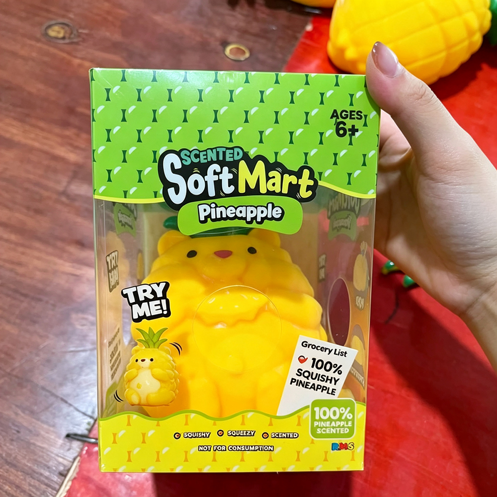 Popular Big Pineapple Simulation Fruit Stress Relief Toy Pineapple Hamster Slow Rebound Release Sensory Toy