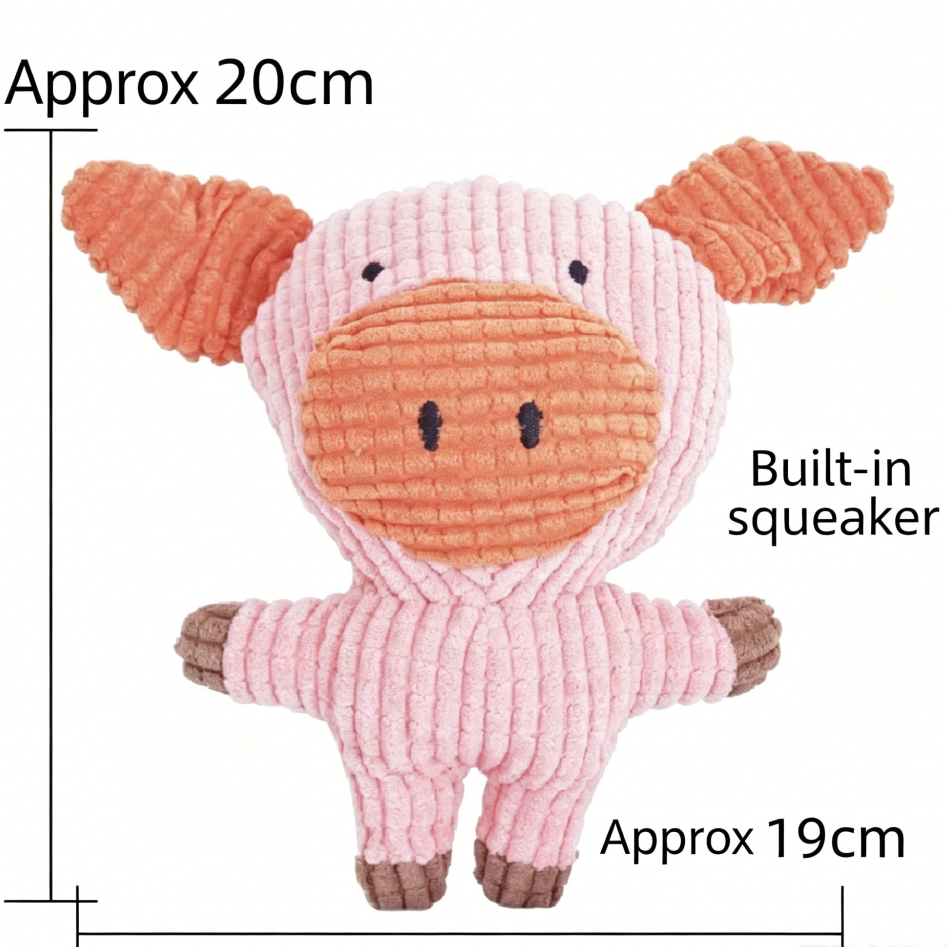 New Pet Toy Plush Squeaky Sounding Toy Soothing and Bite Resistant for Teething Dogs in Stock Wholesale
