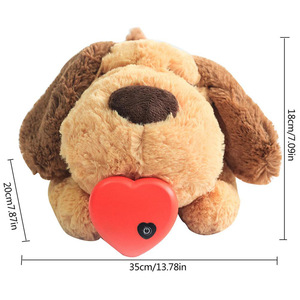 Heartbeat Dog Anxiety Relief Stuffed Pet Toys Puppy Training &amp; Behavior Aids Dog Plush Toy