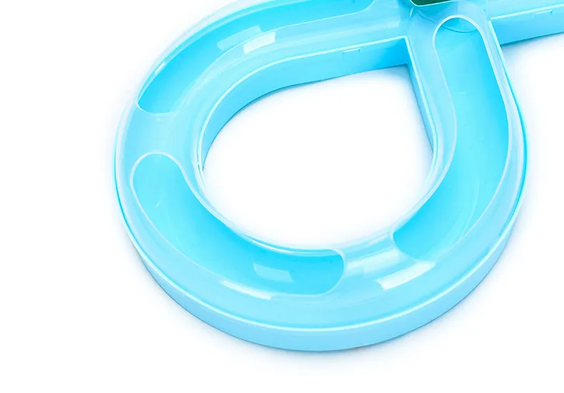 Fun Puzzle Interactive Pet Cat Toy Tunnel Play Cat Tracks Toy with Track Ball