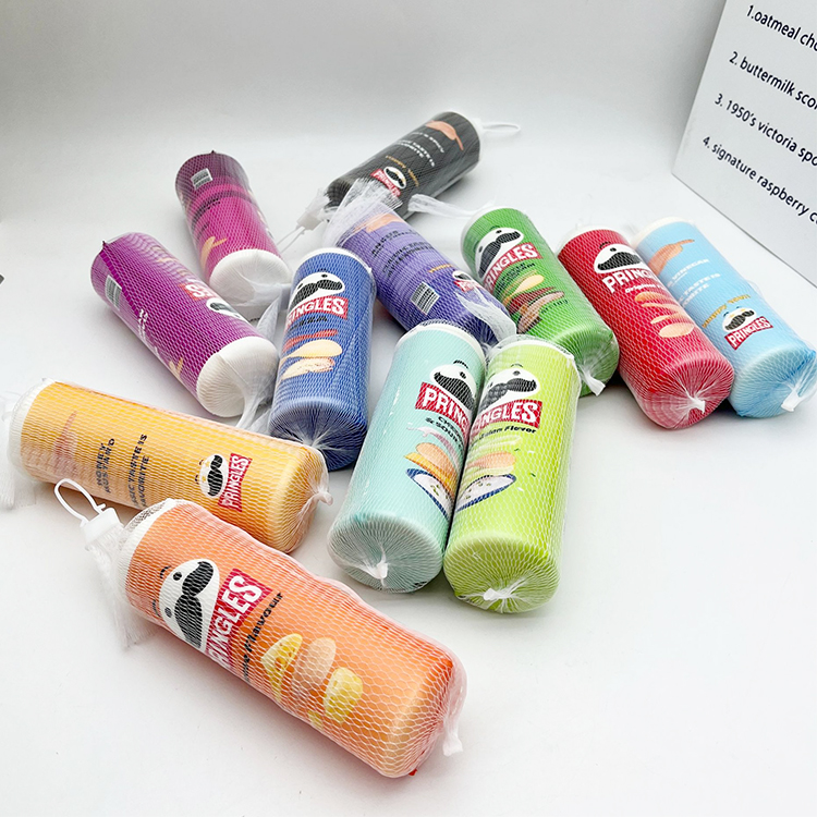 Delicious Food Potato Chips PU Squishy Soft Toys Colorful Stress Balls Squeeze Toys Slow Rebound Stress Relief Toy