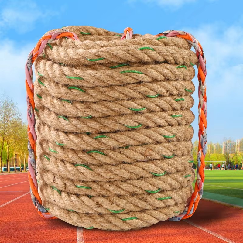 Hot Selling Outdoor Game Tug of War Rope Adult Tug of War Rope Adult Tug of War Rope Natural Heavy Duty
